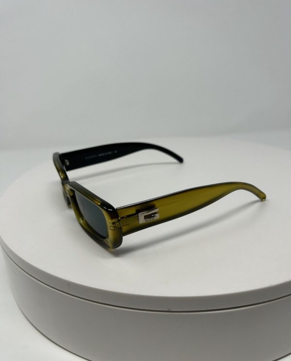 90’s Gucci by Tom Ford Square Metallic Sunglasses
